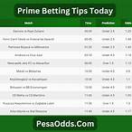 bet tips for today matches